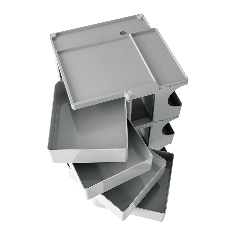 Artiss Storage Trolley Bedside Table 5 Tier Cart Boby Replica Grey