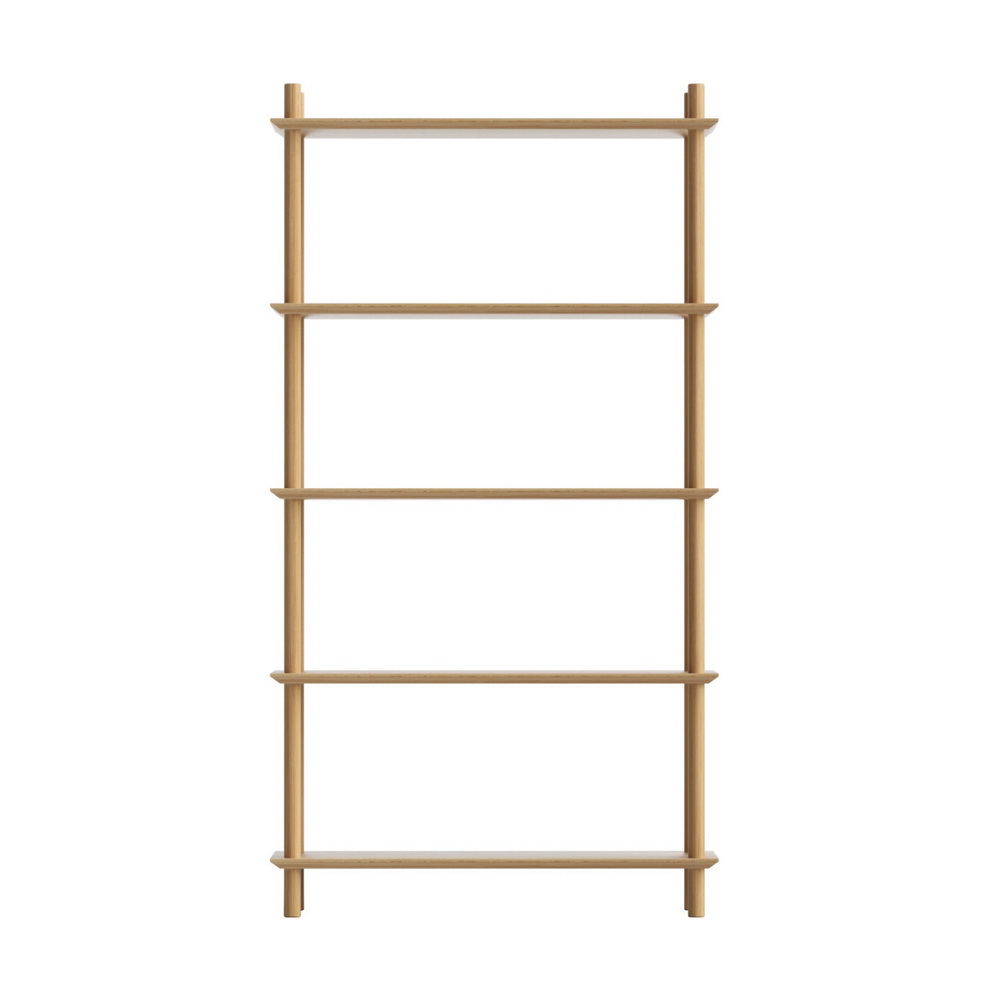 Artiss Bookshelf 5 Tiers Bookcase Display Shelves Wooden Storage Stand Rack Pine