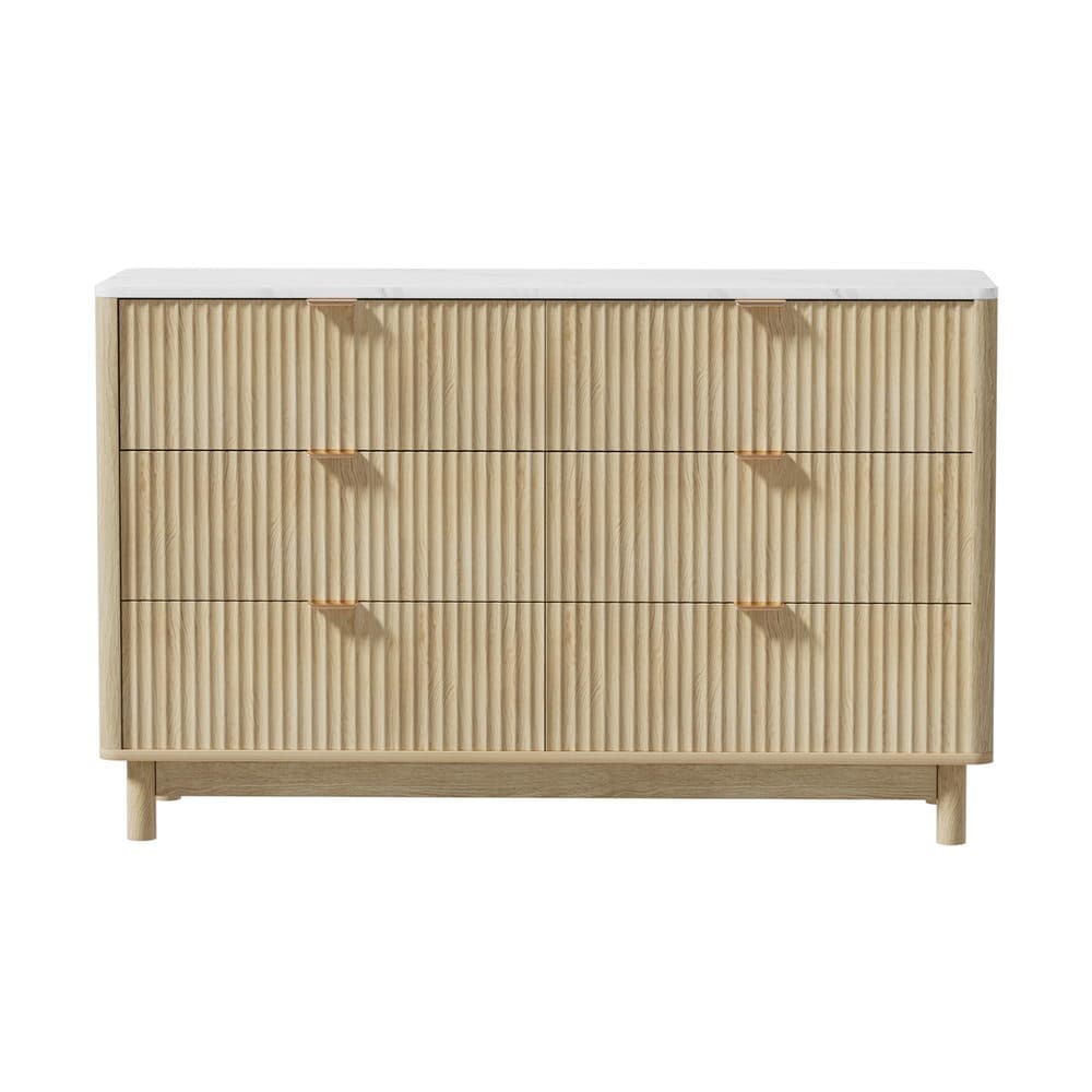 Artiss 6 Chest of Drawers Dresser Table Pine