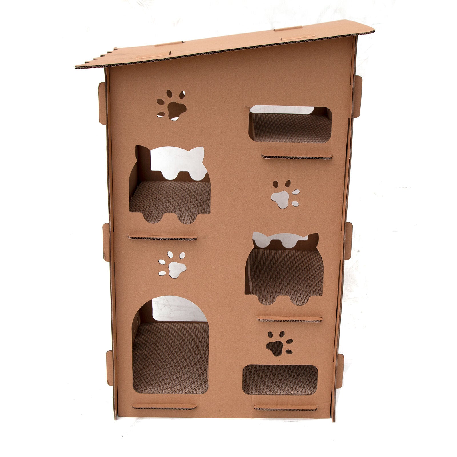Samland CAT SCRATCHING CARDBOARD 4 LEVEL HOUSE