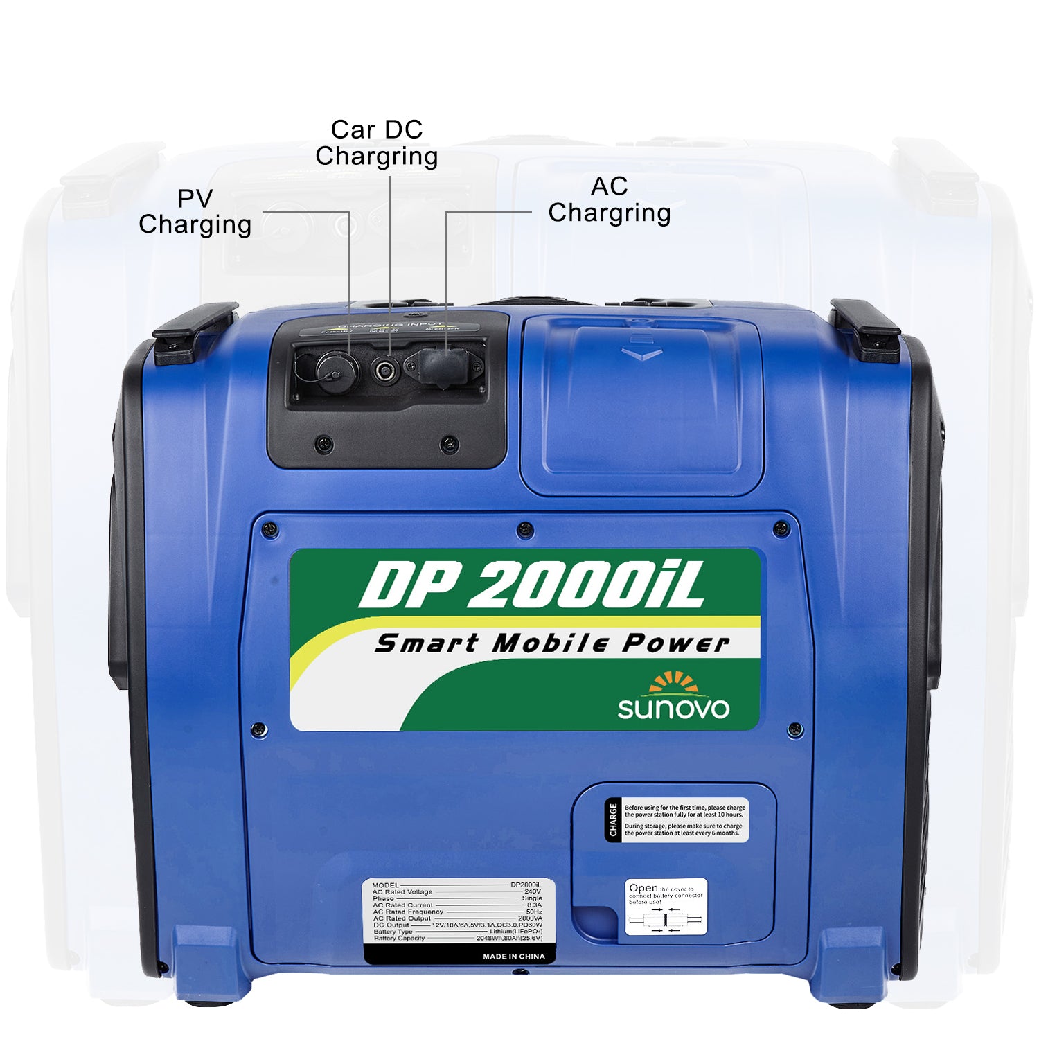 Samland 2000W Portable Power Station Solar Inverter Generator