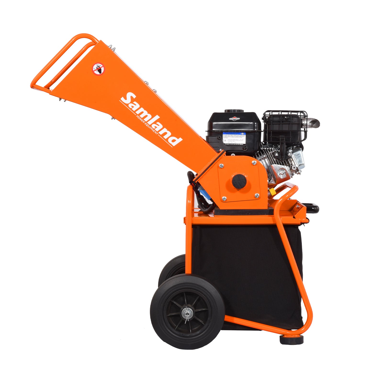 Samland WC50BS Mini Wood Chipper, Briggs & Stratton 6.5 HP Engine