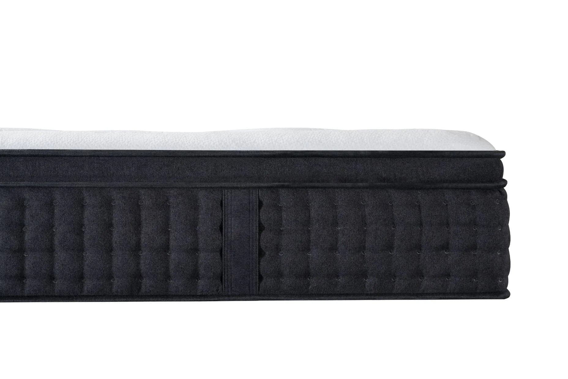 Memory Foam Mattress Pocket Spring Support Queen Size White