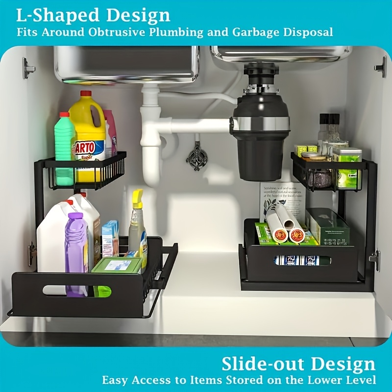 Not Designed for Design, But Designed for Life: Heavy-Duty Metal Frame Holds 50 lbs, Honeycomb Grid Prevents Water Accumulation, Non-Slip Upgraded Suction Cups for Stable Multi-Scenario Storage(Black)