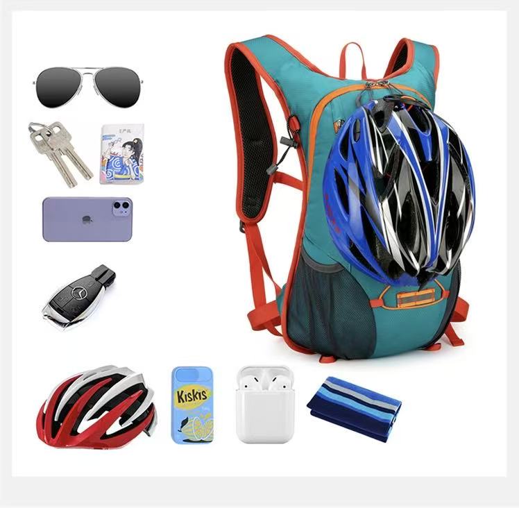 Orange-Capacity Storage Backpack, featuring a main compartment with multiple organized pockets for efficient item arrangement. Ideal for daily commuting and short trips, offering practical and convenient storage solutions.