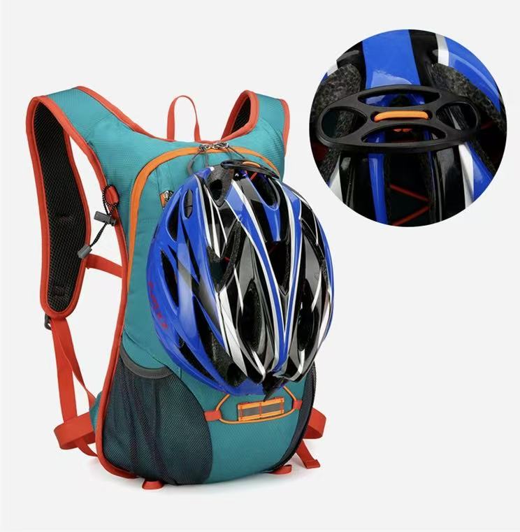Orange-Capacity Storage Backpack, featuring a main compartment with multiple organized pockets for efficient item arrangement. Ideal for daily commuting and short trips, offering practical and convenient storage solutions.