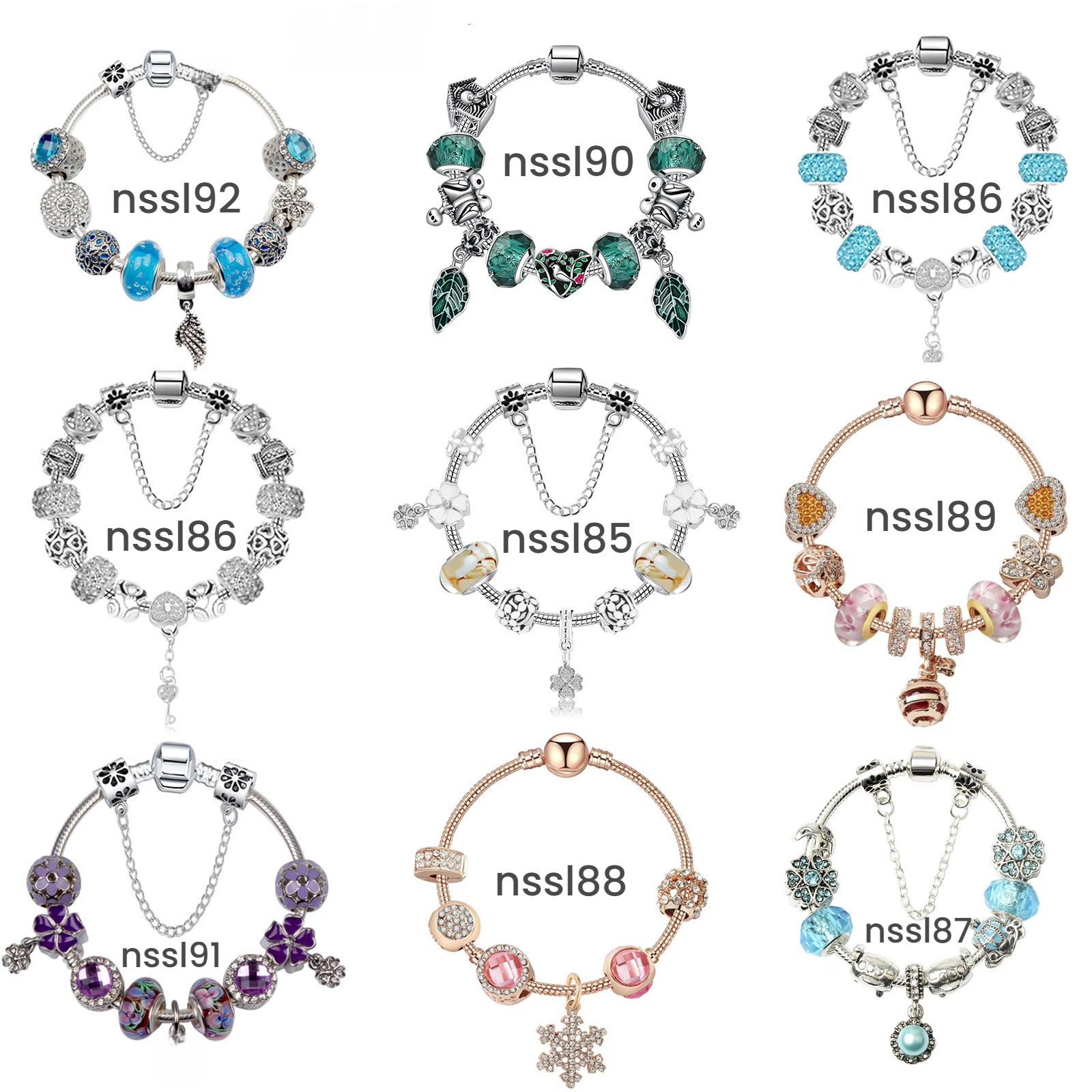 Clover Pendant Bracelet: Alloy, Zircon & Resin with Bright, Sweet Style(19cm)