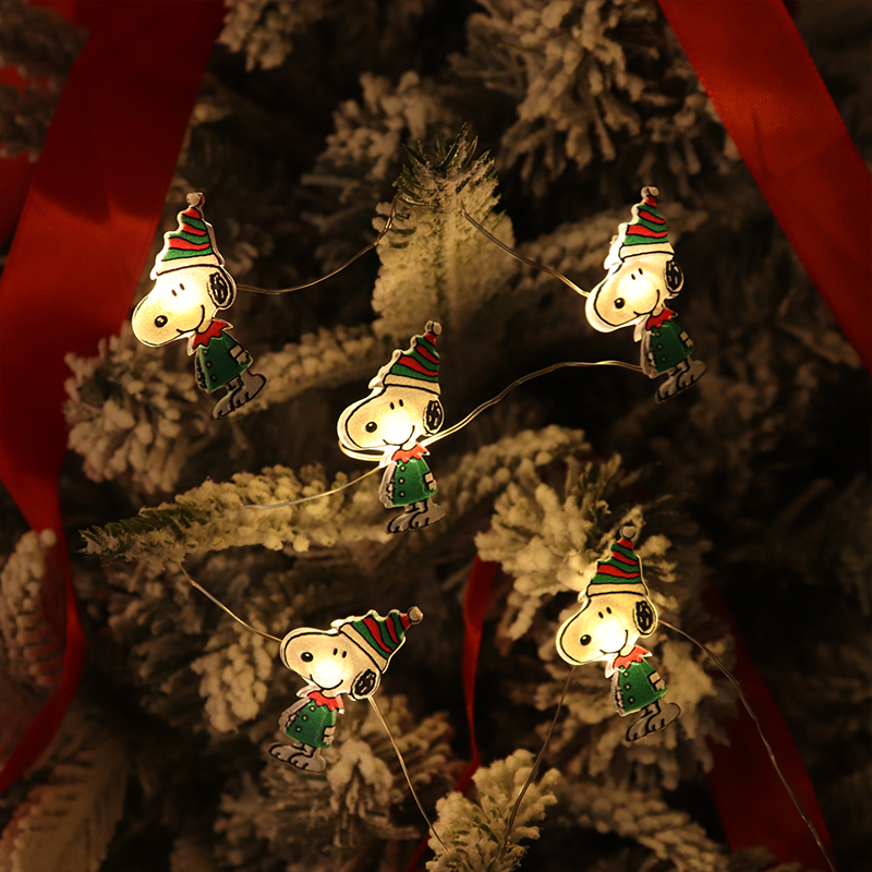 2m 20 LED Christmas Snoopy String Lights with 2x AA Battery Box