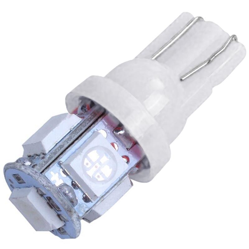 T10 LED Bulbs White 10-Pack W5W White Diode Bulbs