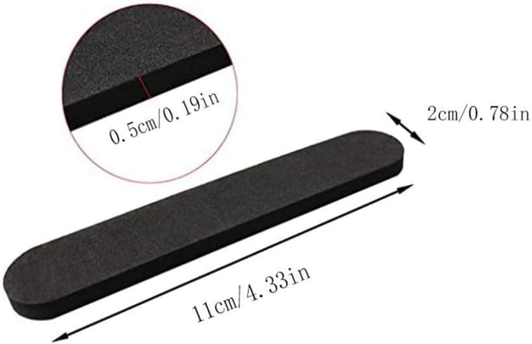 Hat Size Tape Reducer Self Adhesive Foam 12 Piece Black