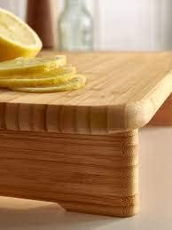 Chopping Board, Bamboo, Beige