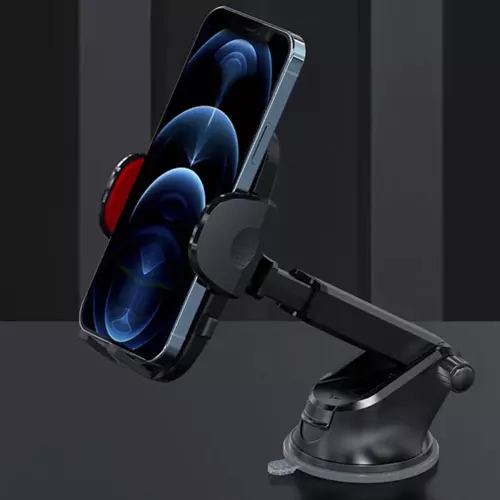 Car Phone Holder with Suction Cup Mount for Mobile Devices