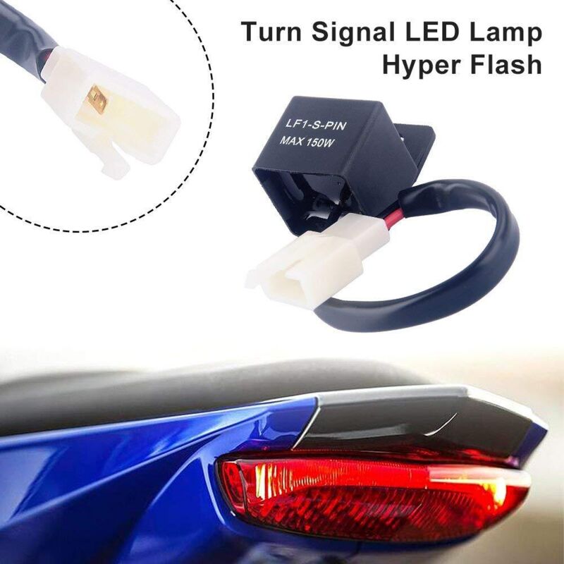2 Pin 12V LED Flasher Relay For Car And Motorcycle