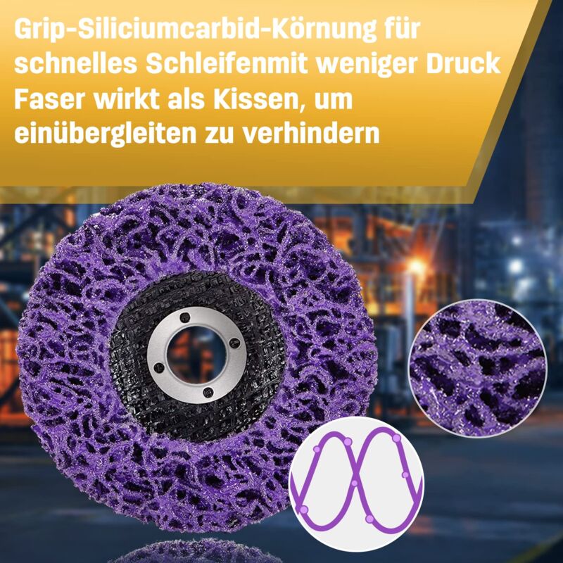 Grinder Cleaning Discs Csd Disc - For Surface Treatment Or Paint Removal Angle Grinder - 125 X 22 Mm Pack Of 5