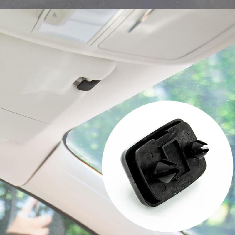 Auto Sun Visor Clip Holder Compatible with Audi A1 A3 A4 A5 Q3 Q5 Black