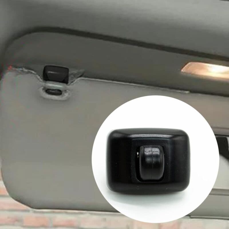 Auto Sun Visor Clip Holder Compatible with Audi A1 A3 A4 A5 Q3 Q5 Black