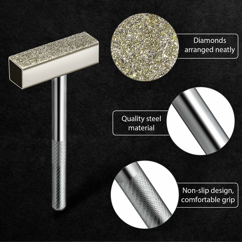 3 pcs Dressing Wheel Dresser Diamond Grinding Wheel Dresser Bench Grinding Wheel Dressing Tool For Grinding Deburring