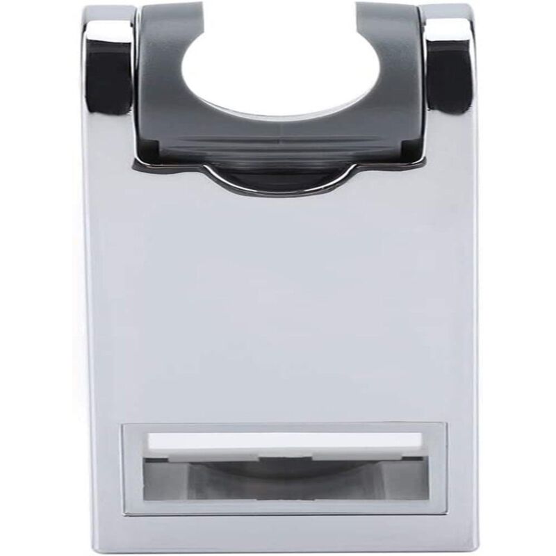 Shower Head Holder Slider Bar Pole Bracket, Chrome Height Adjustable Shower Head Rail Bracket Slider Bar Holder 30X15
