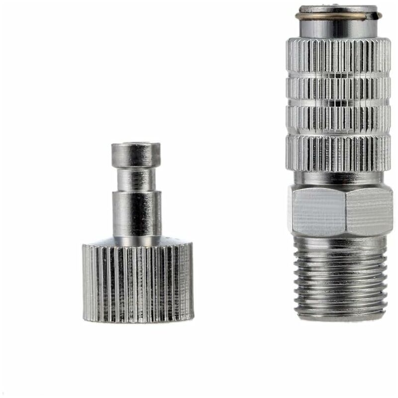 Airbrush Quick Release Adapter Airbrush Quick Disconnect Coupler Connection Adapter Air Brush Fitting Bsp 1/8 Inch