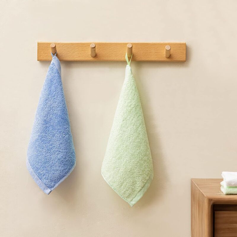 10 Pieces Baby Towels Hand Towels Bamboo Fiber Facial Wipes 25 Cm Kids Towels Multicolor Bath Towels Kitchen Towels