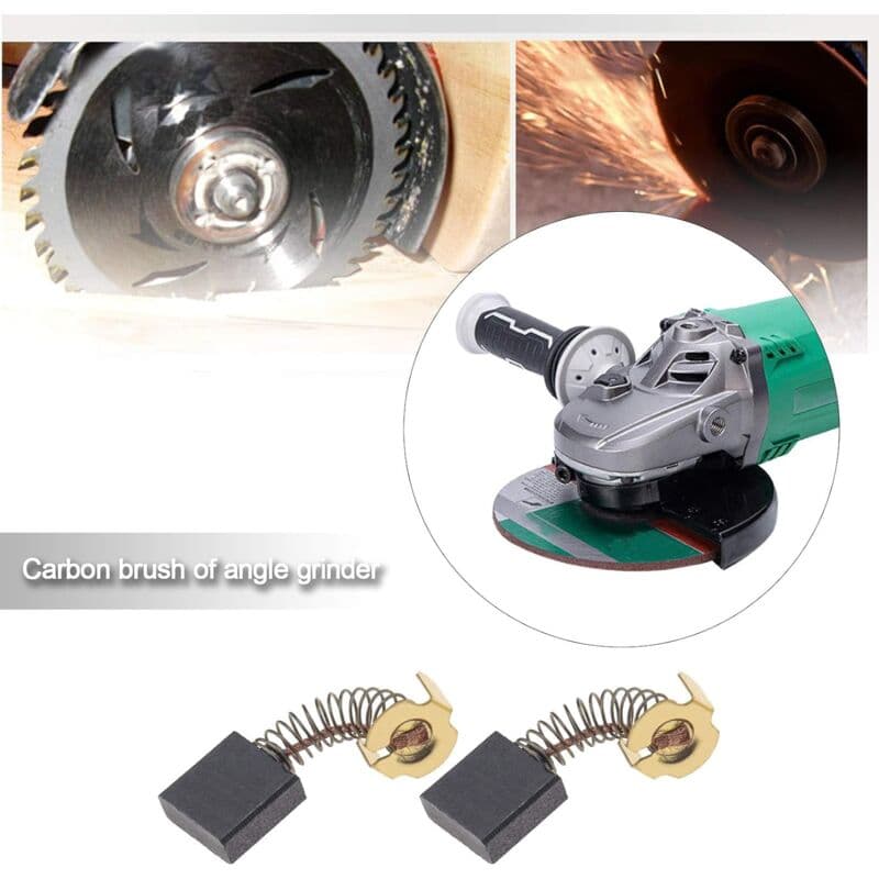 Carbon Brushes Compatible with Hitachi G18SE2 G18SR G23SC2 G23SR G23SF 7X17mm 2 Pair