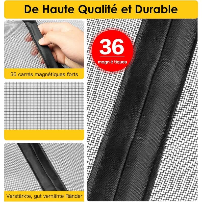 Magnetic Mosquito Net For Doors, Windows, Sliding Doors, Swing Doors, ROlling Doors, Caravans, Balconies, Motorhomes