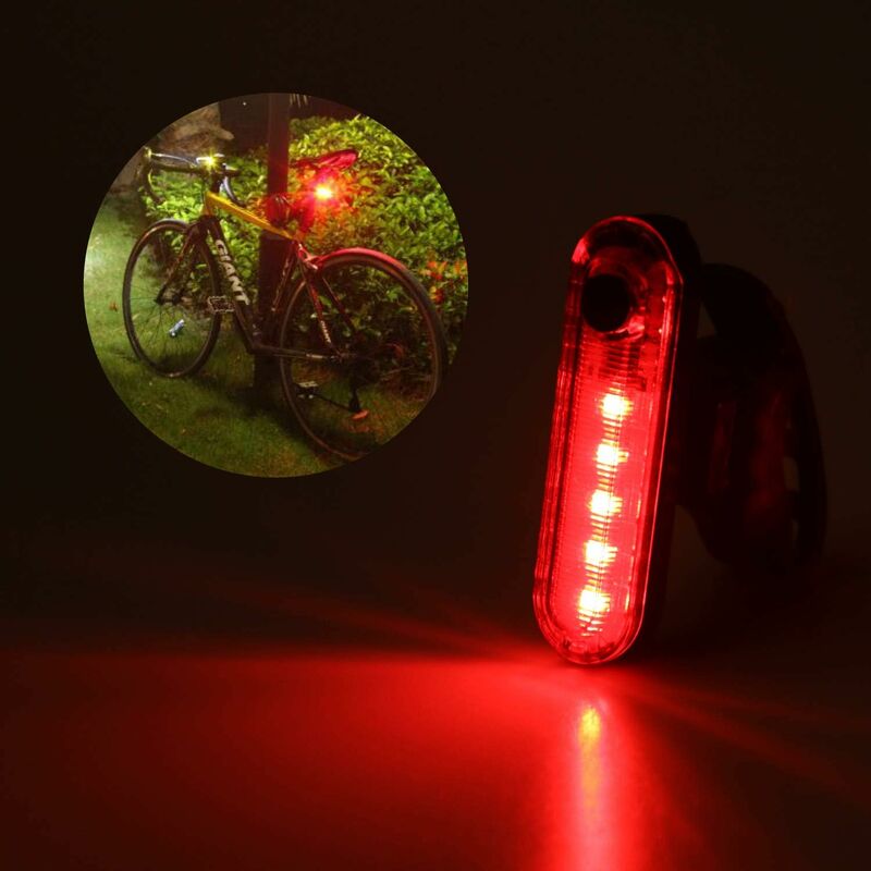 Bike Tail Lights - 2 Pack Bicycle Rear Lights, Usb Rechargeable Cob LED Waterproof Bike Rear Light, 4 Lighting Modes