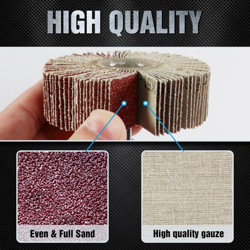 20 pcs Abrasive Wheel 80 Grit Flap Disc For Brush Sanding Drill Accessories Polishing Wood Metal