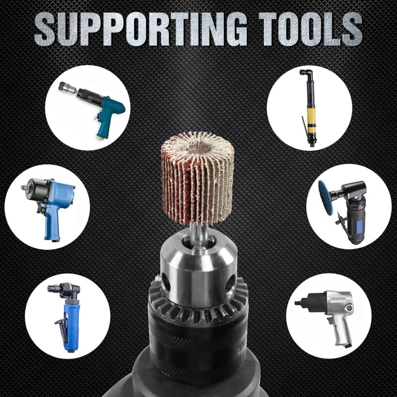20 pcs Abrasive Wheel 80 Grit Flap Disc For Brush Sanding Drill Accessories Polishing Wood Metal