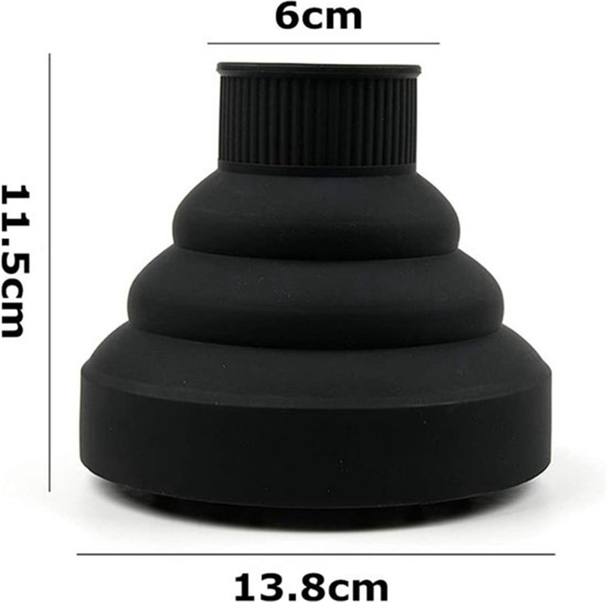 Universal Hair Dryer Diffuser Nozzle - Universal Silicone for Curls, Universal for Brushes