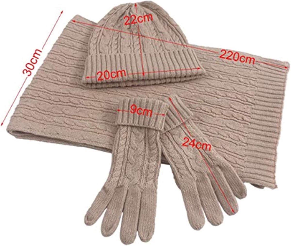 Women's Winter Hat and Scarf - Ski Hat - Gloves - Warm Winter Hat - Snowboard, Skate, Riding - Windproof and Warm - Soft and Comfortable - Warm Fleece Lining - Neck Warmer