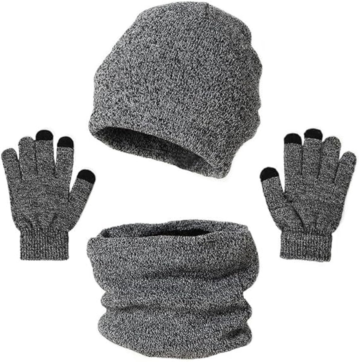 Beanie - Cotton beanie - Warm winter beanie - Scarf - Gloves - Touchscreen gloves - Ski mask - 3-in-1 beanie - Snowboard, skate, riding - Windproof and warm - Soft and comfortable - Warm fleece lining - Neck warmer