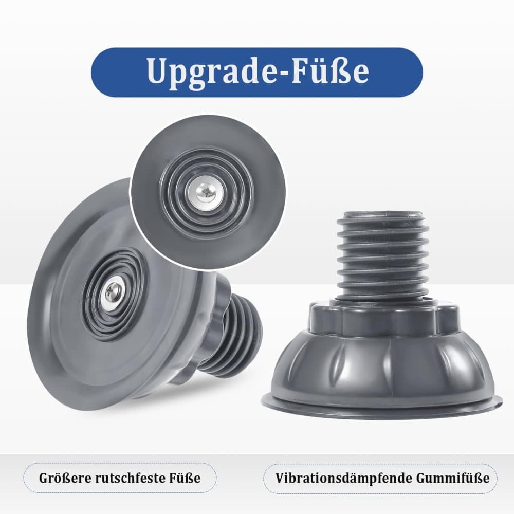 Washing machine base with vibration-damping legs, strong load-bearing capacity, non-slip and practical, 16-19cm