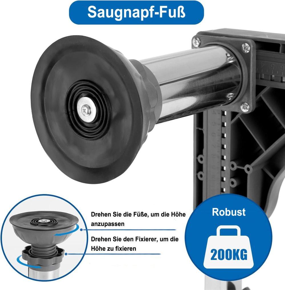 Washing machine base with vibration-damping legs, strong load-bearing capacity, non-slip and practical, 16-19cm
