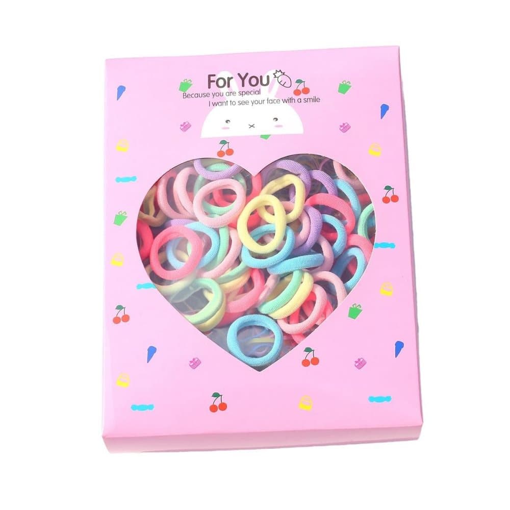 844-Piece Hair Accessories Set with Colorful Clips and Scrunchies for Girls, Perfect for All Occasions