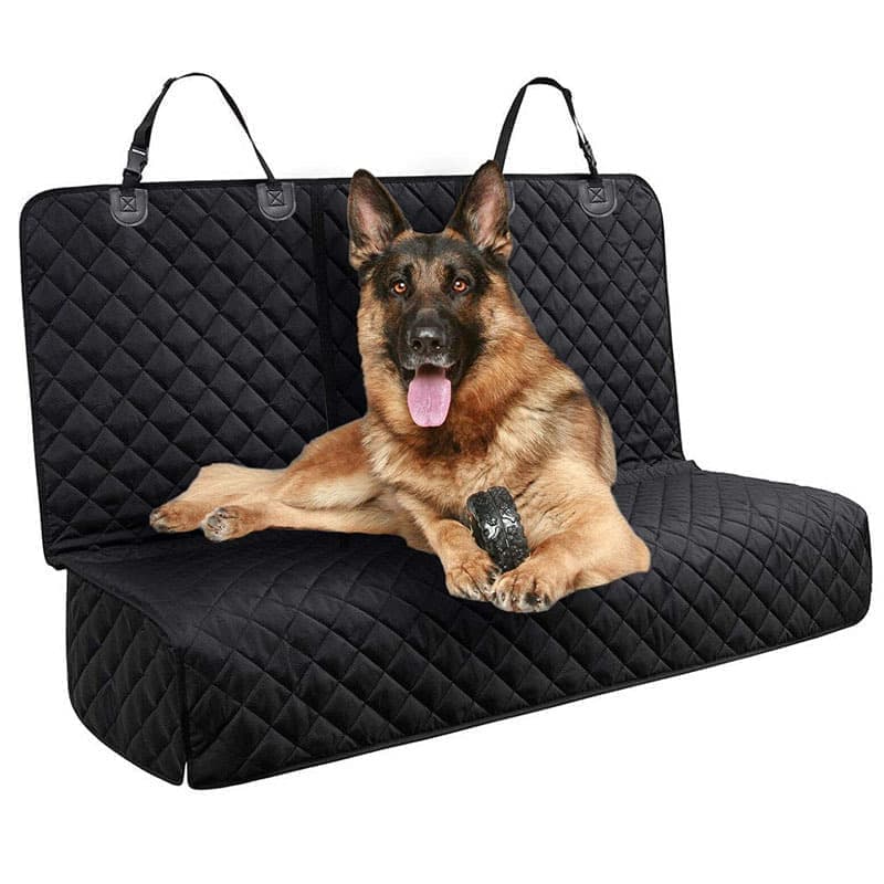 Waterproof Dog Car Seat Protector Mat 1 Pack, Compatible with Most Vehicles, 60 x 120 cm, Black