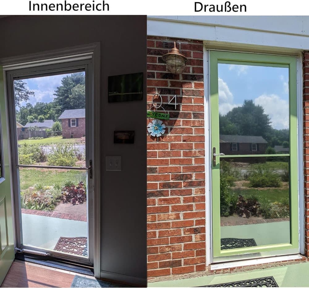 Mirror Reflective Self-Adhesive Window Film for Sun Protection UV Blocking and Privacy, 40cmx2m, Gray