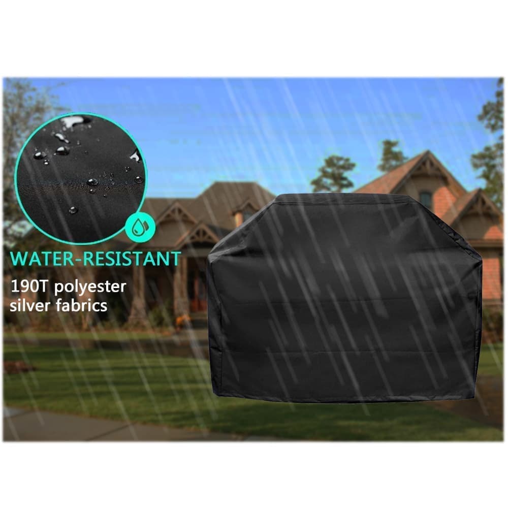 Waterproof BBQ Cover Oxford UV Protection, 145 x 61 x 117cm, for Garden Barbecue