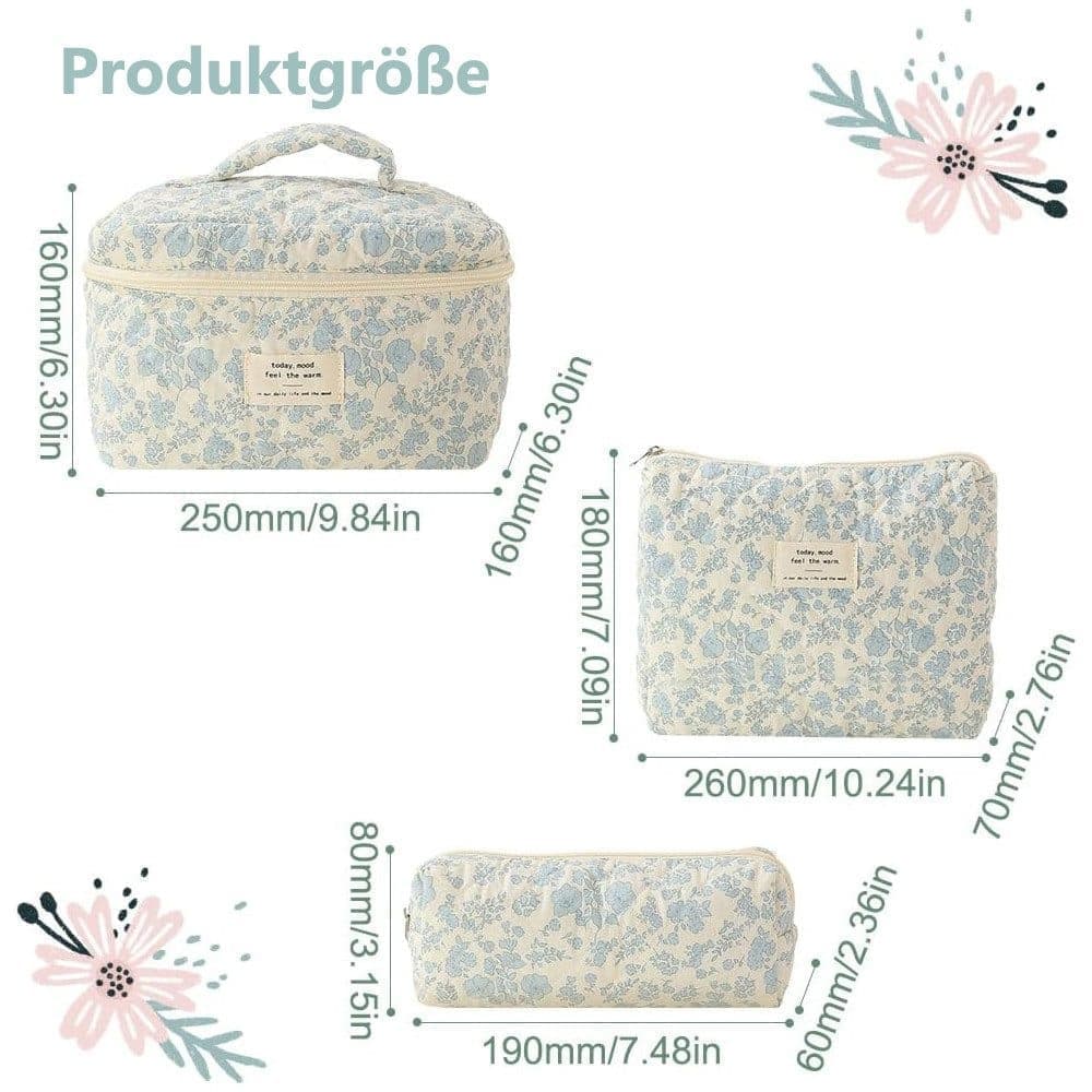 3-Pack Toiletry Bag, A