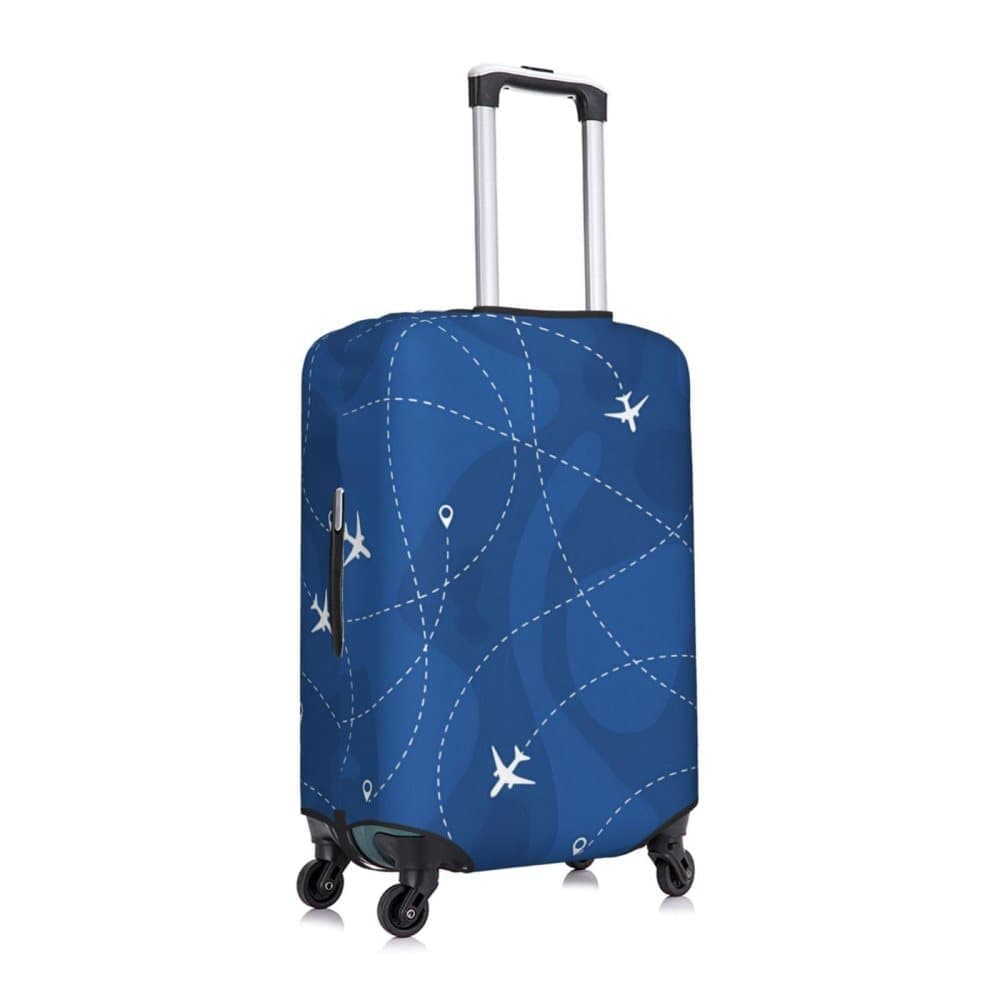 Reinforced Elastic Suitcase Cover Dustproof Durable Double-Sided Printing, 18-32 Inch