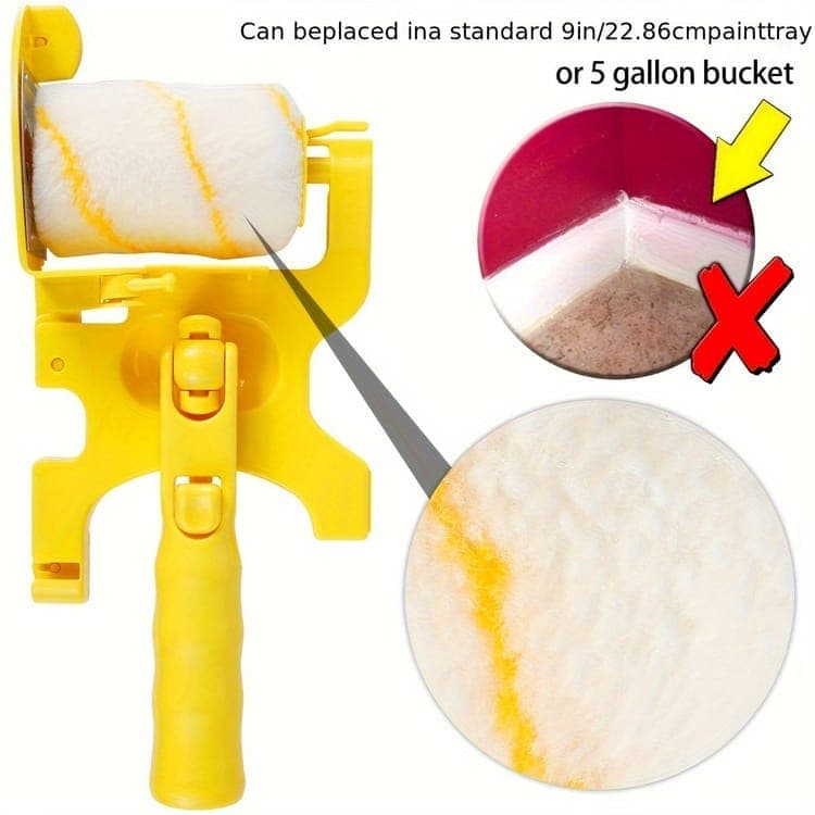 1 Set Paint Roller Set for Indoor Walls, Perfect for Precise Painting of Corners and Edges