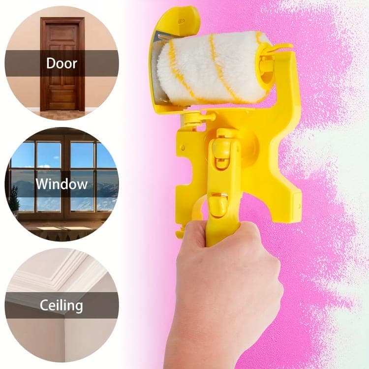 1 Set Paint Roller Set for Indoor Walls, Perfect for Precise Painting of Corners and Edges