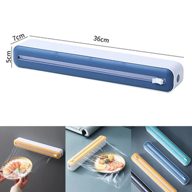 Blue Foil Cutter Holder for Aluminum and Plastic Foil, 36x7x5cm