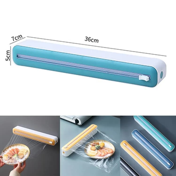 36 Pack Foil Cutter Holder for Aluminum and Plastic Foil, 36x7x5cm, Green