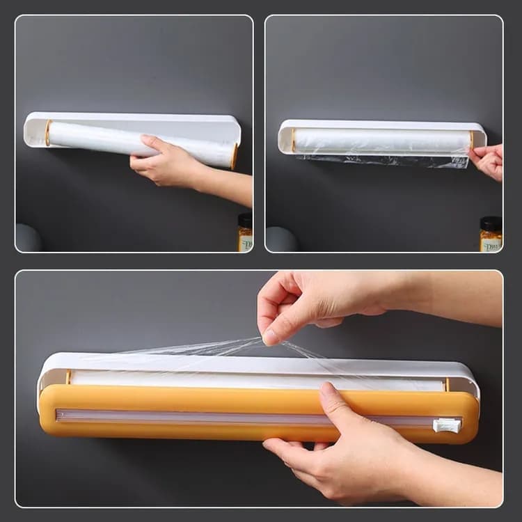 36 Pack Foil Cutter Holder for Aluminum and Plastic Foil, 36x7x5cm, Green