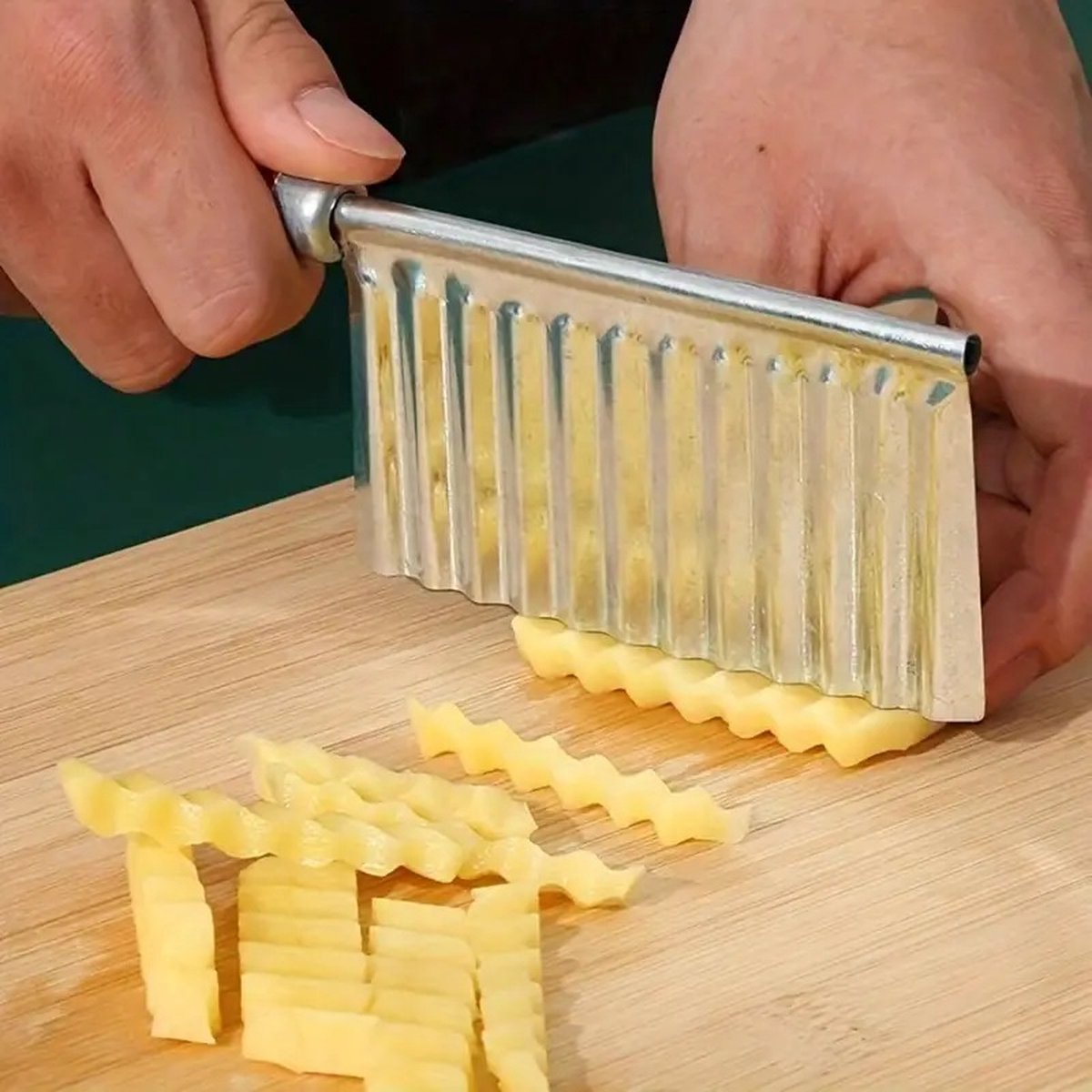 Multifunctional Kitchen Serrated Knife | Serrated Kitchen Knife | Peeler | French Fry Cutter | Potato Cutter | Potato Slicer | Stainless Steel