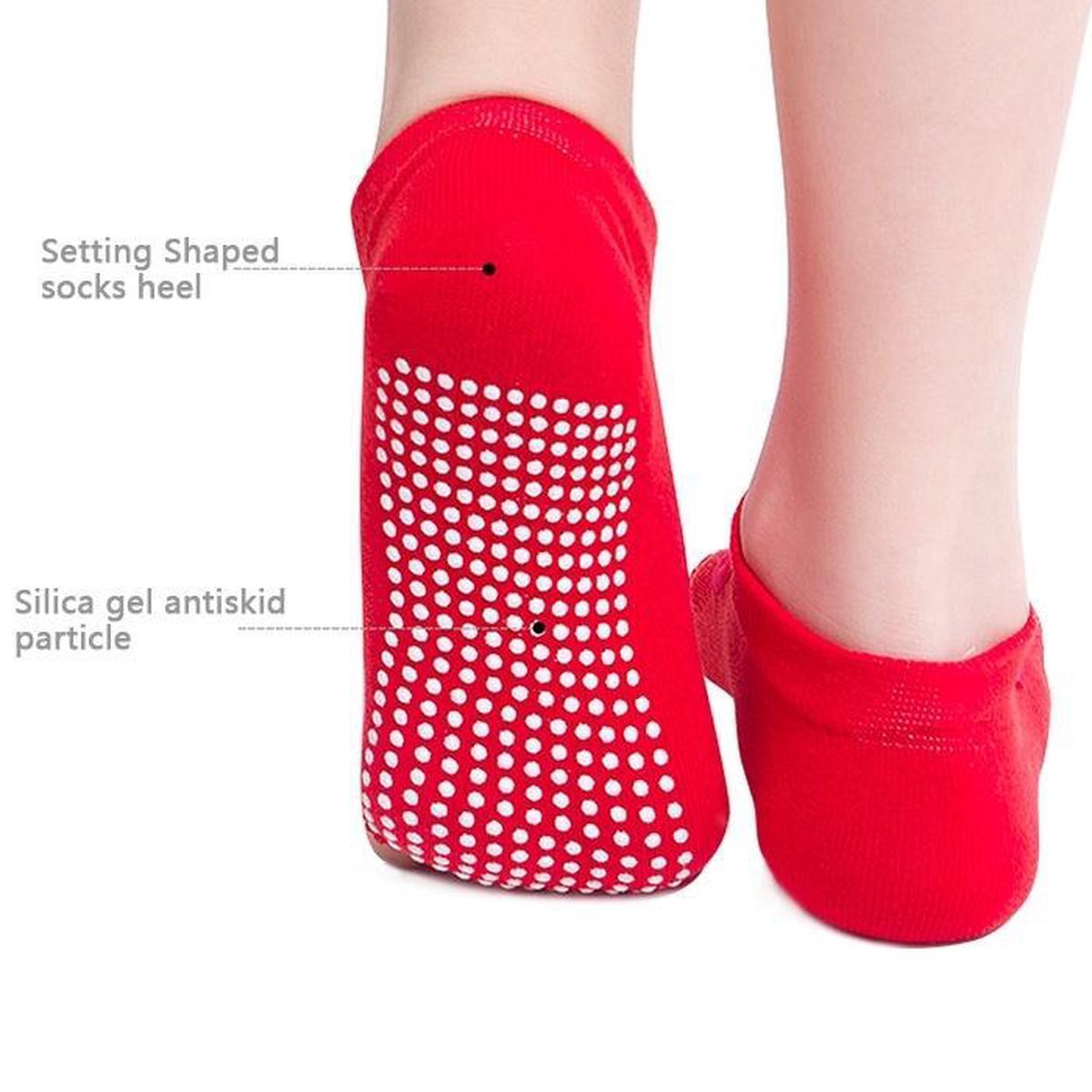 One Pair Open Toe Open Instep Anti-slip Sports Female Yoga Socks Size: 34 - 39 (EUR) (Light Blue)