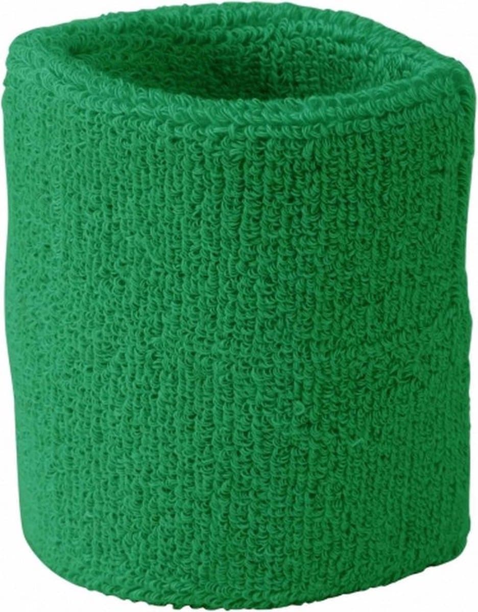 Wristband Set Sweatband 8cm x 8cm Green 2 Piece