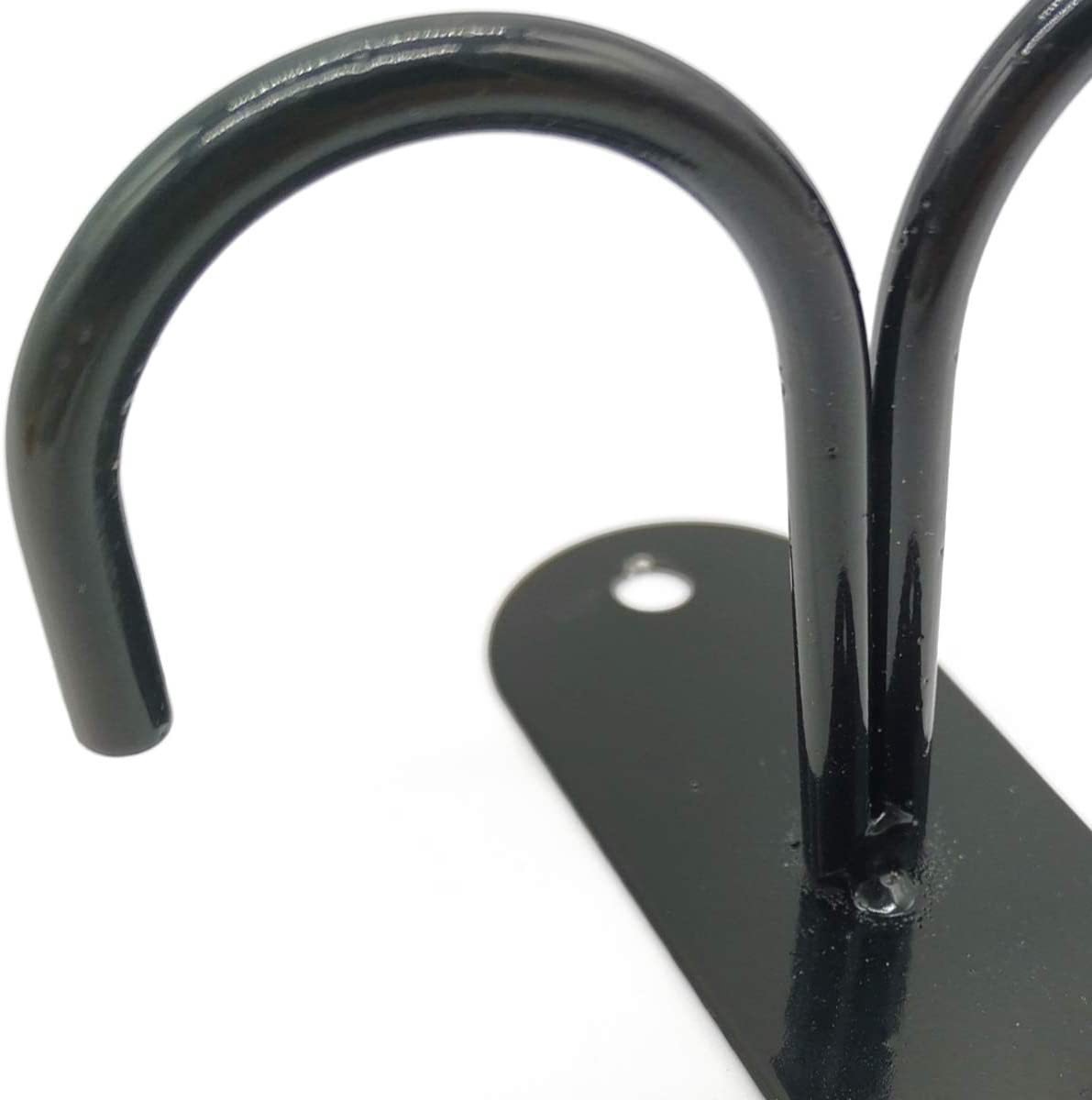 Mug holder with 6 hooks - Country style mug holder - Under-cabinet cup holder - With 12 hooks - For hanging mugs - coffee mugs, beer steins, and kitchen utensils