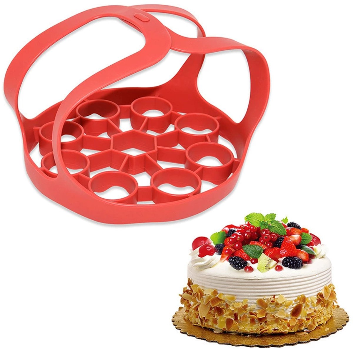 Silicone Steamer Basket (Foldable) - Rubber Baking Sling for Instant Pot 6 Qt / 8 Qt - BPA-Free - Heat Resistant - Handy for Eggs - For Multicookers and Steamers - Easy to Clean - Dishwasher Safe - Steamer Basket - Steamer Rack